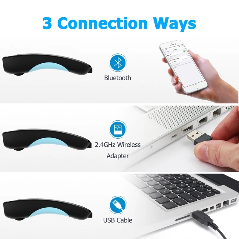2D Barcode Scanner Bluetooth 2 - Document Scanner Portable ulasan dan harga