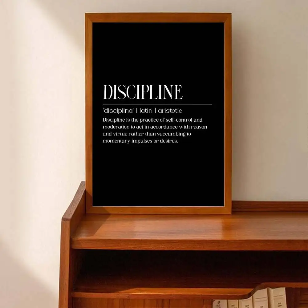 Black White Inspirational Text - Home Office Room Inspiration ulasan dan harga