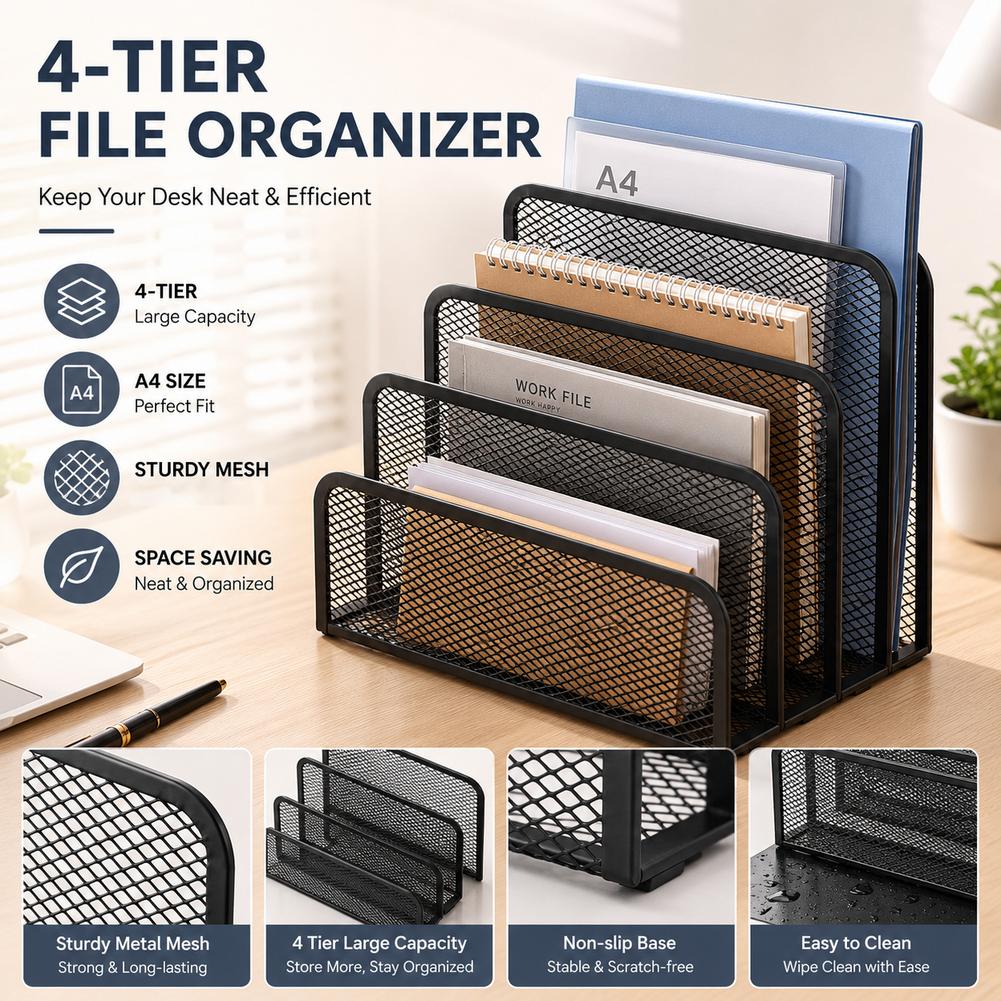 Papers Trays Notebook Stand Ra - Document Holder Stand ulasan dan harga