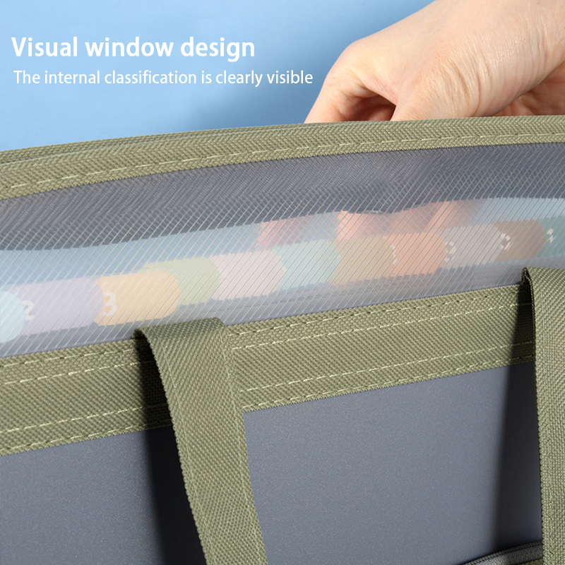 A4 Portable Zipper Organ Bag P - Document Scanner Portable ulasan dan harga