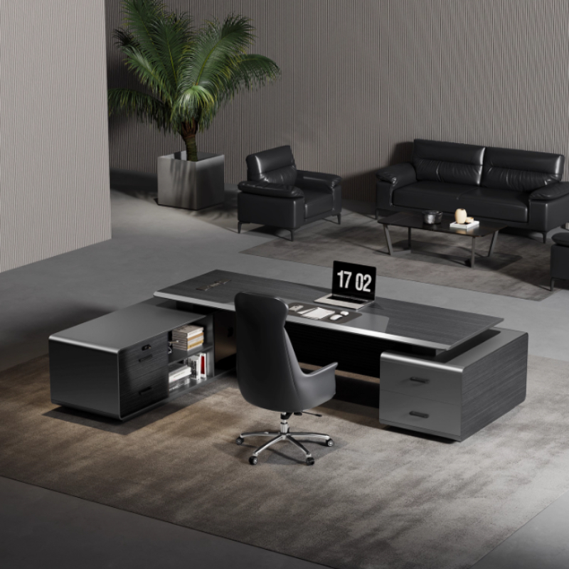 Luxury L Shapes Computer Desk  - Home Office Work Table ulasan dan harga