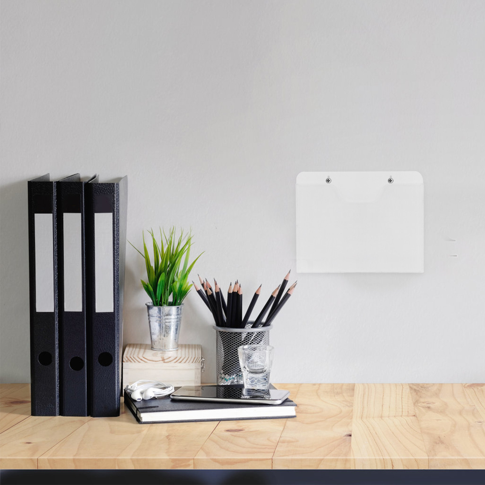 2Pcs Clear Acrylic Wall Mounte - Document Holder Stand ulasan dan harga