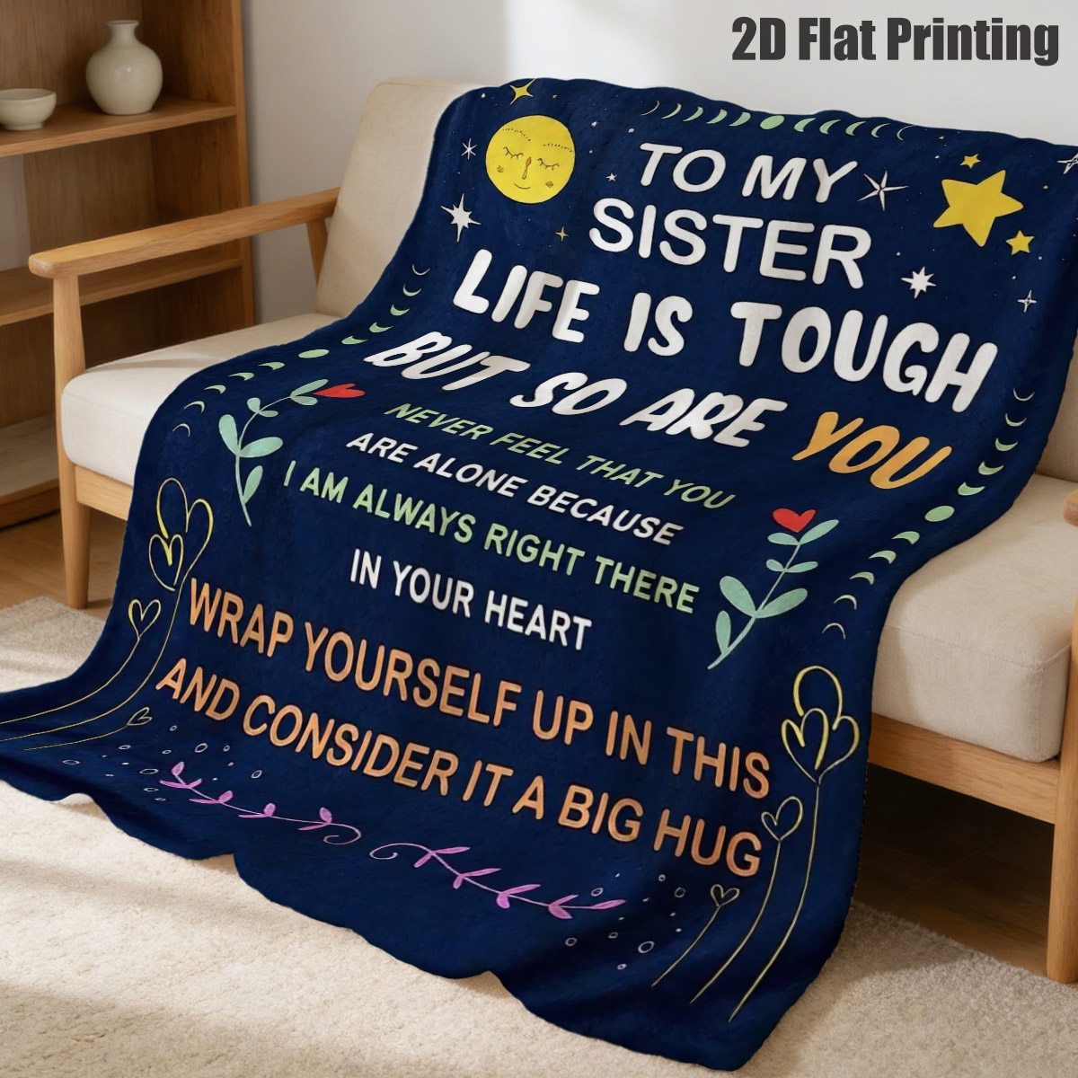 Sister Inspirational Quote Fla - Home Office Room Inspiration ulasan dan harga