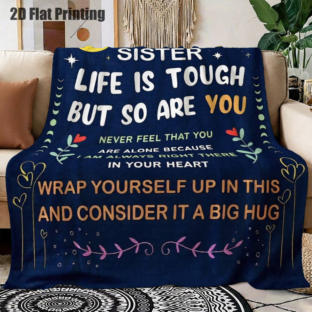 Sister Inspirational Quote Fla - Home Office Room Inspiration ulasan dan harga