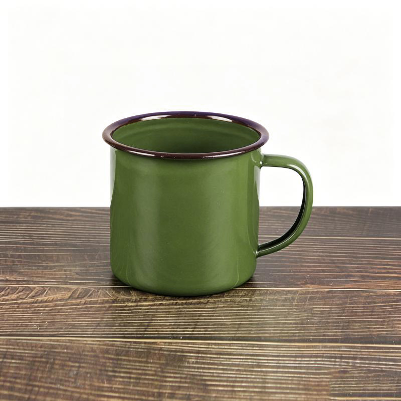 Durable Enamel Drinking Mugs C - Home Office Logo ulasan dan harga