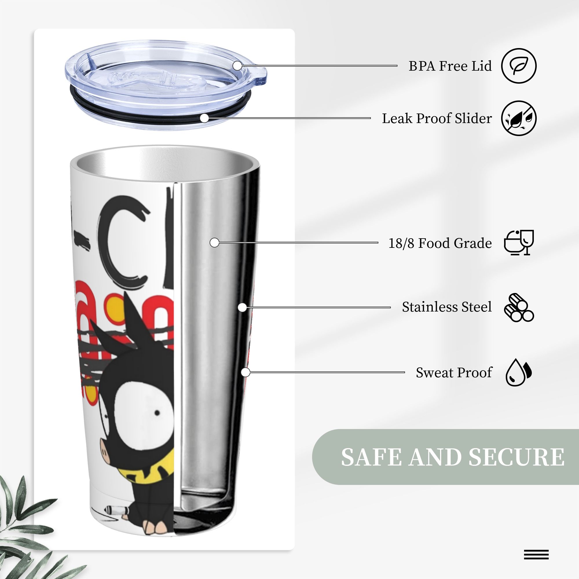 P-Chan Ranma Logo Insulated Tu - Home Office Logo ulasan dan harga