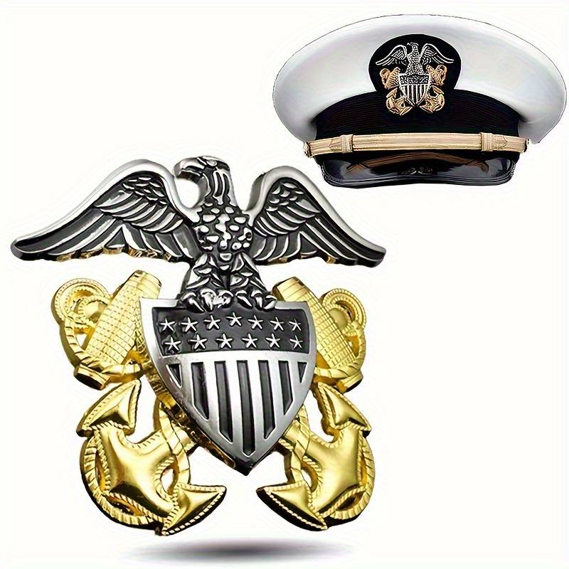 US Naval Officer Hat Badge Eag - Home Office Logo ulasan dan harga